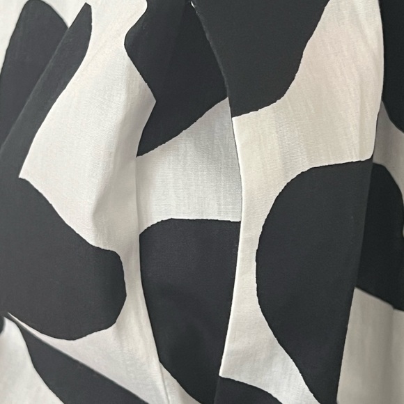 NWT Anthropologie Black and White “The Bettina” Floral Dress - Picture 5 of 11